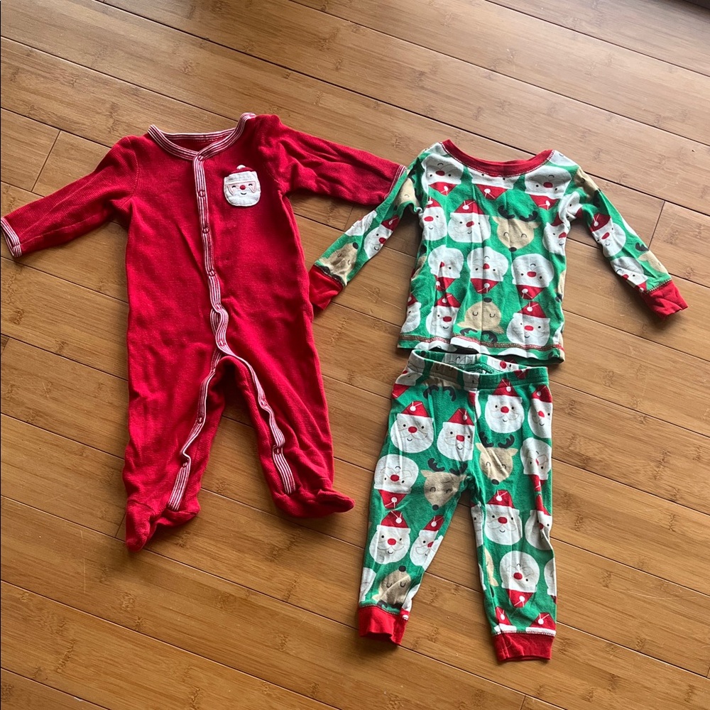 Boy Christmas Pajamas 12 months
